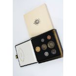 1967 Royal Canadian Mint cased 7 coin proof set to include the $20 dollar gold coin