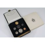 1967 Royal Canadian Mint cased 7 coin proof set to include the $20 dollar gold coin