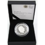 Royal Mint 2008 Silver Proof HRH Prince Of Wales Commemorative £5 Coin. Mint and Cased Condition.