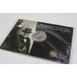 Royal Mint 2015 Silver Sir Winston Churchill Commemorative £20 Coin. Mint and Sealed Condition.