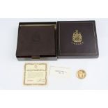 1976 Canadian Olympic $100 Dollar Proof 22 carat gold coin cased with COA