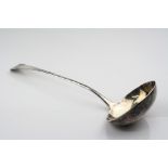 George III silver soup ladle, Old English pattern, makers Solomon Houghman, London 1803, length