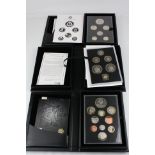 Three Royal Mint United Kingdom Collectors Edition year proof coin sets to include 2012, 2015 and