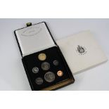 1967 Royal Canadian Mint cased 7 coin proof set to include the $20 dollar gold coin