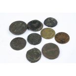 Small collection of coins in annotated wrappers to include Ancient Egypt, Roman, etc (9)