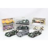 Nine various slot cars to include 3 x Carrera Evolution, Airfix Motorace etc, vg overall condition