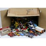 Quantity of unboxed diecast models to include Matchbox, Lesney etc, condition play worn to vg
