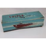 Boxed V Models Vosper RAF Crash Fender model, play worn and near complete, tatty box