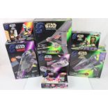 Star Wars - Seven boxed Kenner Star Wars vehicle sets to include 4 x Shadows of the Empire featuring