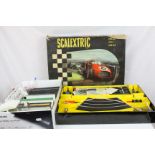 Boxed Triang Scalextric Grand Prix Series set with both slot cars plus a quantity of additional