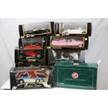 10 boxed 1:18 diecast model cars to include Corgi 95106 ltd edn MG, 3 x Maisto Special Edition