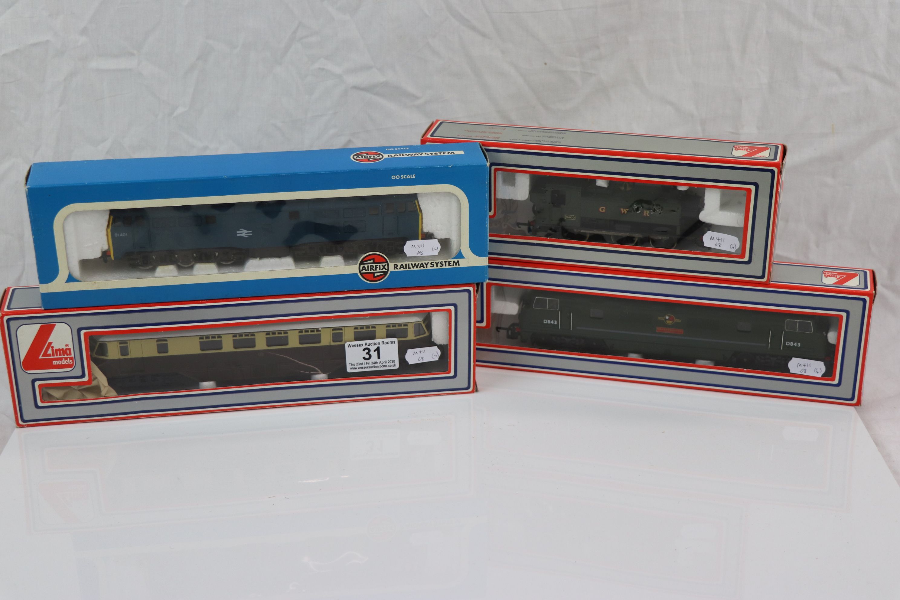 Four boxed OO gauge locomotives to include 3 x Lima (205135MWG Sharpshooter, 205117MWG GWR0-6-0 & - Image 2 of 9