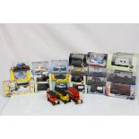 Over 20 cased diecast models, mainly OO gauge examples featuring Classix, Oxford, Corgi Trackside