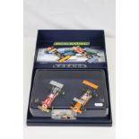 Boxed ltd edn Scalextric C3544A McLaren M7cTeam Lotus Type 49, excellent with certificate and