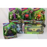 Set of four boxed Giochi Preziosi Teenage Mutant Ninja Turtles Dojo figures to include Raphael,