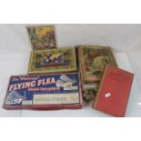 Boxed The Welcom Flying Flea Model Aeroplane along with accompanying The Flying Flea book by Henri