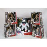 Five boxed Jada Ghostbusters Metal Die Cast figures to include Stay Puft, Venkman, Stantz,