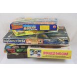 Group of boxed games to include Denys Fisher Rod Hull's Emu Game, Parker Escape From Colditz,