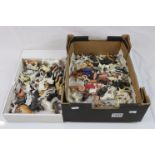 Collection of approximately 150 plastic farm and zoo animal figures, mostly circa 1970s featuring