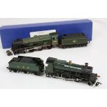 Two Mainline OO gauge locomotives to include Royal Scot (loose wheels in custom box) and 2-6-0