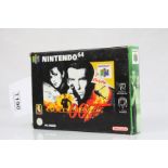 Retro Gaming - Boxed Nintendo N64 Goldeneye 007 game, with instructions, gd box