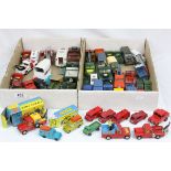 55 1960s onwards play worn diecast mainly Land Rover model vehicles to include Corgi, Matchbox