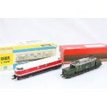 Boxed Piko HO gauge BR118 Diesel locomotive plus an HO gauge Kleinbahn Crocodile (2)