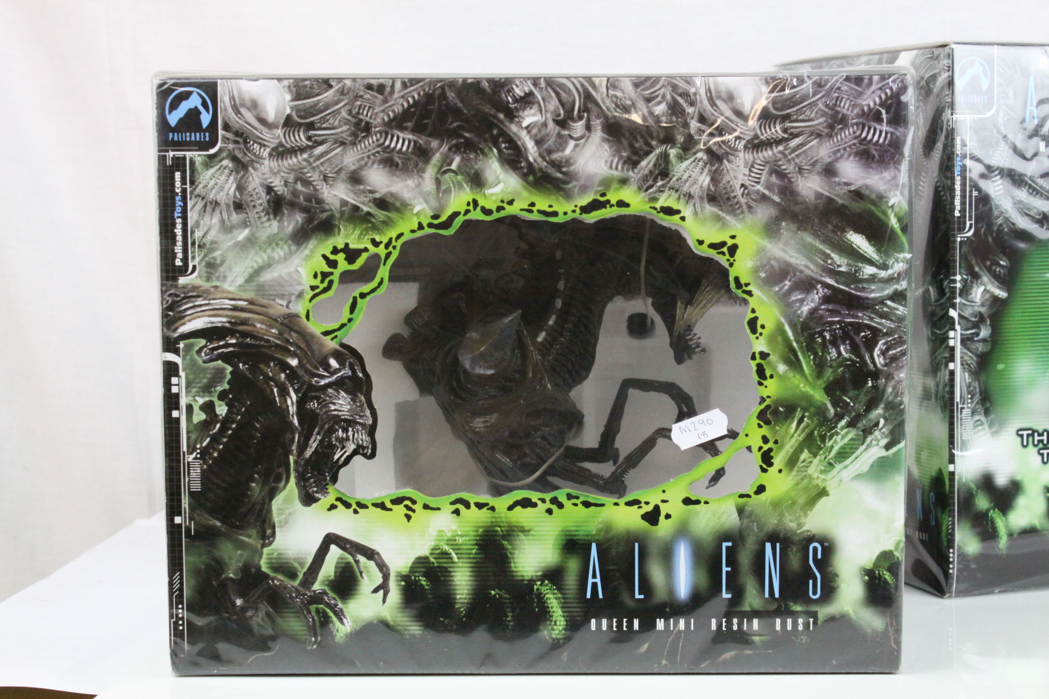 Two boxed Palisades Aliens busts to include Warrior Mini Bust and Queen Mini Resin Bust, both - Image 2 of 14