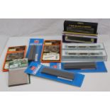 10 Boxed / carded N gauge model railway accessories to include Graham Farish 374290B MK1 Suburban