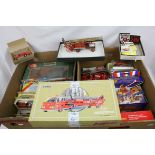 Collection of boxed and loose diecast models mainly Fire Engine to include Siku, Solido, Corgi,