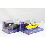 Two cased Carrera Evolution Digital 132 slot cars to include 30482 Chevrolet Chevelle SS 454 '70 and