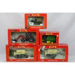 Five boxed Britains Elite 1:32 Authentic Farm models to include 15040 Krone Big Pack x 2, 00174 Land