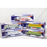 Five boxed Corgi ltd edn 1:50 Hauliers of Renown diecast model vehicles to include CC15803 Caffrey