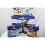 Seven boxed Corgi 1:72 The Aviation Archive World War II Europe & Africa ltd edn diecast models to