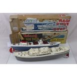 Two boxed Triang clockwork plastic model boats to include Cargo Ship MS Ocean Merchant and Ocean