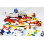 Quantity of Britains diecast and plastic farming models and accessories to include Livestock
