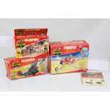 Three boxed Kenner MASK vehicles to include Firefly, Vampire, all complete with figures, boxes gd