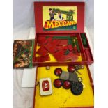 Boxed Meccano 7 set in good condition, with instructions, gd red box