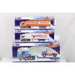 Three boxed Corgi 1:50 ltd edn Hauliers of Renown diecast model vehicles to include CC13751 Scania R