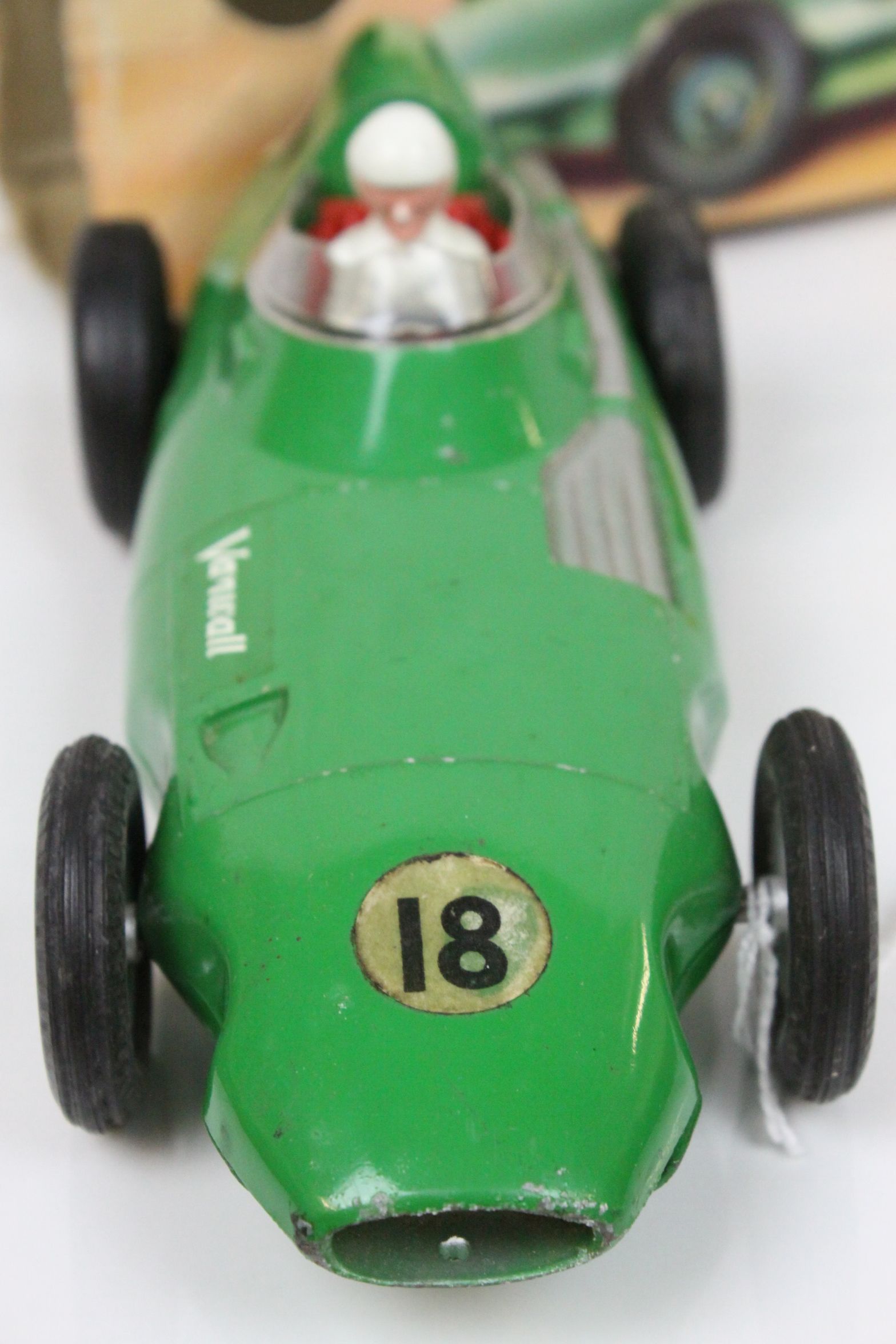 Mettoy Vanwall diecast model with plastic driver and tyres, marked to underside 'The Famous - Image 4 of 11