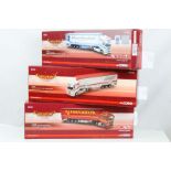 Three boxed 1:50 ltd edn Corgi Hauliers of Renown diecast model vehicles to include CC13725 Scania R