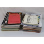 A collection of Military war game magazines to include Wargames Illustrated, Miniature wargames,