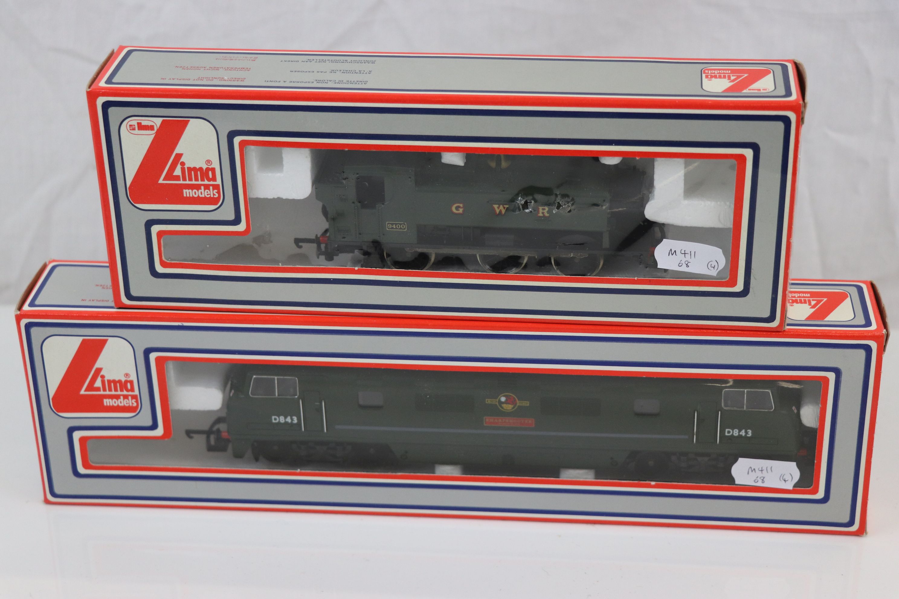 Four boxed OO gauge locomotives to include 3 x Lima (205135MWG Sharpshooter, 205117MWG GWR0-6-0 & - Image 6 of 9