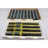 21 Items of OO gauge items of rolling stock to include Hornby and Airfix, featuring 9 x Inter-City