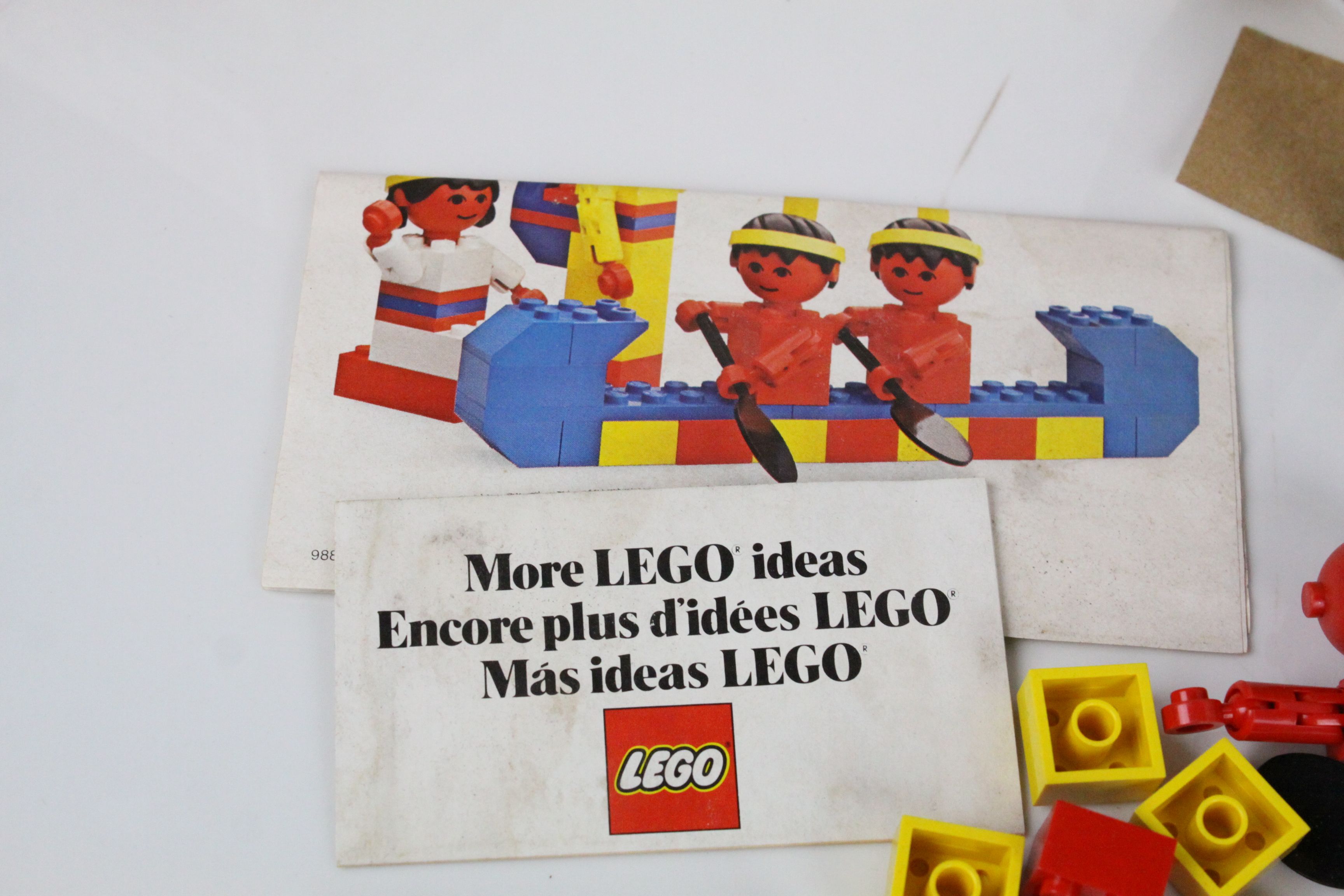 Six boxed Lego sets to include 4 x 215 Red Indians, 609 Aeroplane, and 101 Battery, appearing - Image 17 of 28