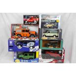 8 boxed diecast/plastic model vehicles to include 28404 1:18 Revell Land Rover Serie III 109, 1:16
