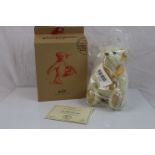 Boxed Steiff The Millennium Bear in original bag (opened) with certificate, excellent