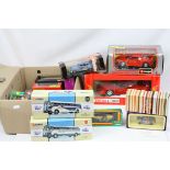 Collection of 15 boxed diecast models to include Burago, Corgi, Lledo, Tonka Polistil etc