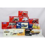 Nine boxed Corgi diecast models to include Royal Mail x 5 (06504, 06001, 08002, 05605 & 05901), Fire