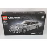 Lego - Boxed Lego Creator Expert 10262 James Bond 007 Aston Martin DB5 set, previously built, bricks